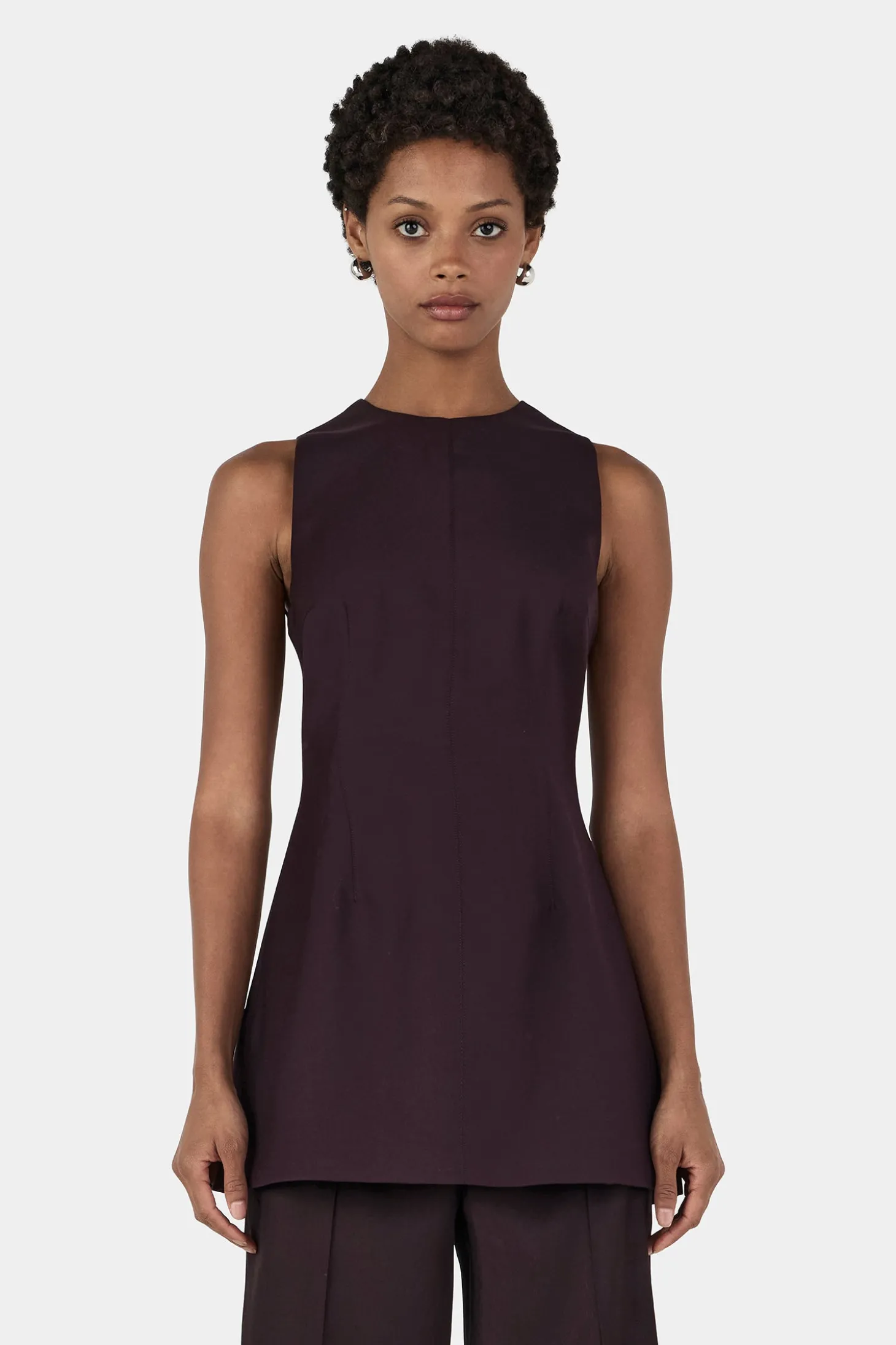 Trellis Tunic Plum
