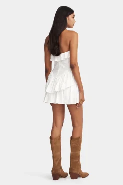 Tula Mini Dress Prairie White