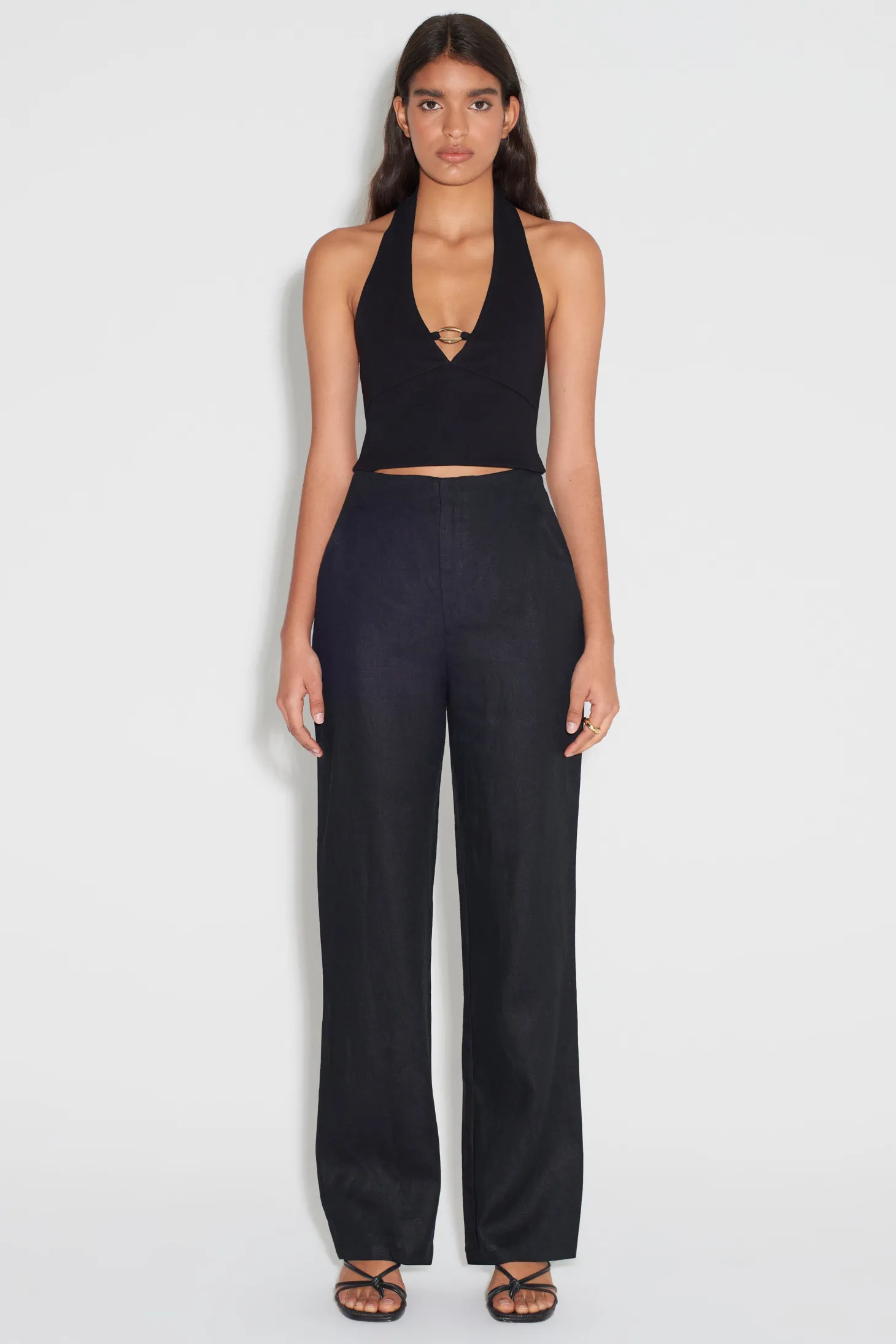 Tully Hi Waist Pant Black