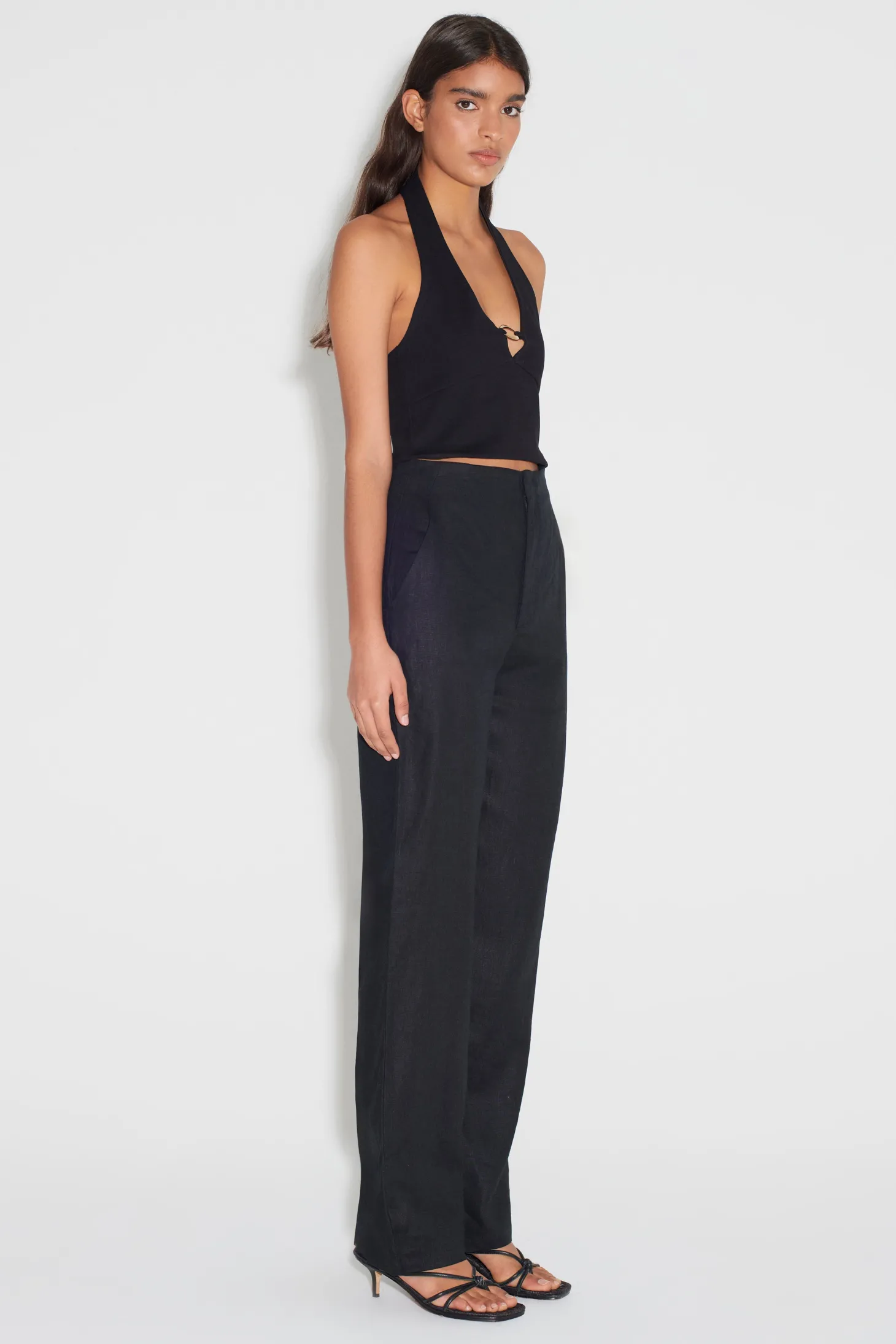 Tully Hi Waist Pant Black