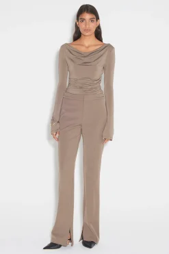 Uma Tailored Suit Pant Olivine