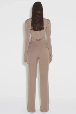 Uma Tailored Suit Pant Olivine