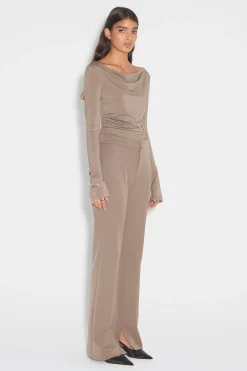 Uma Tailored Suit Pant Olivine