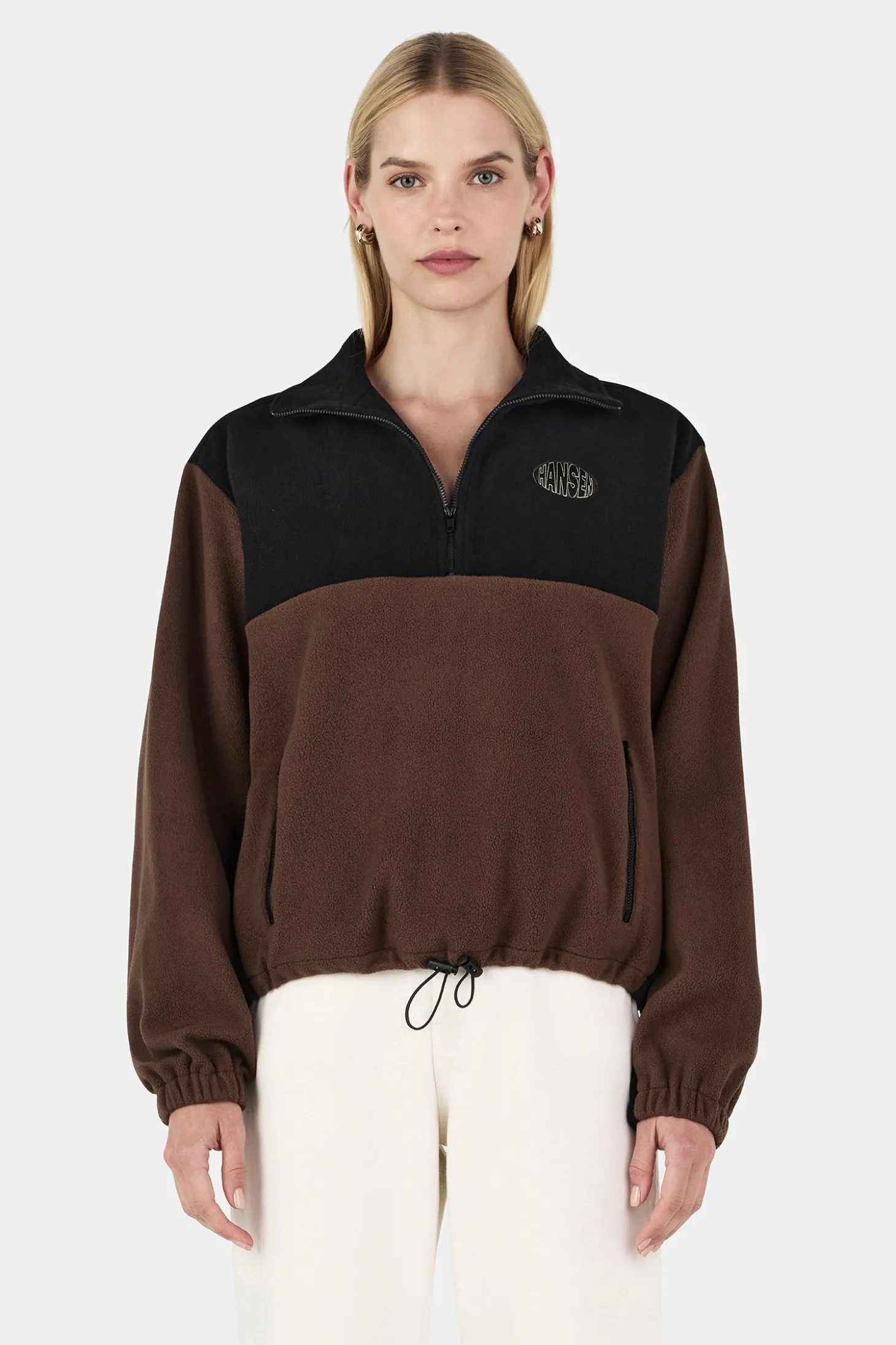 Wyn Fleece Jumper Espresso Night