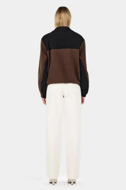 Wyn Fleece Jumper Espresso Night