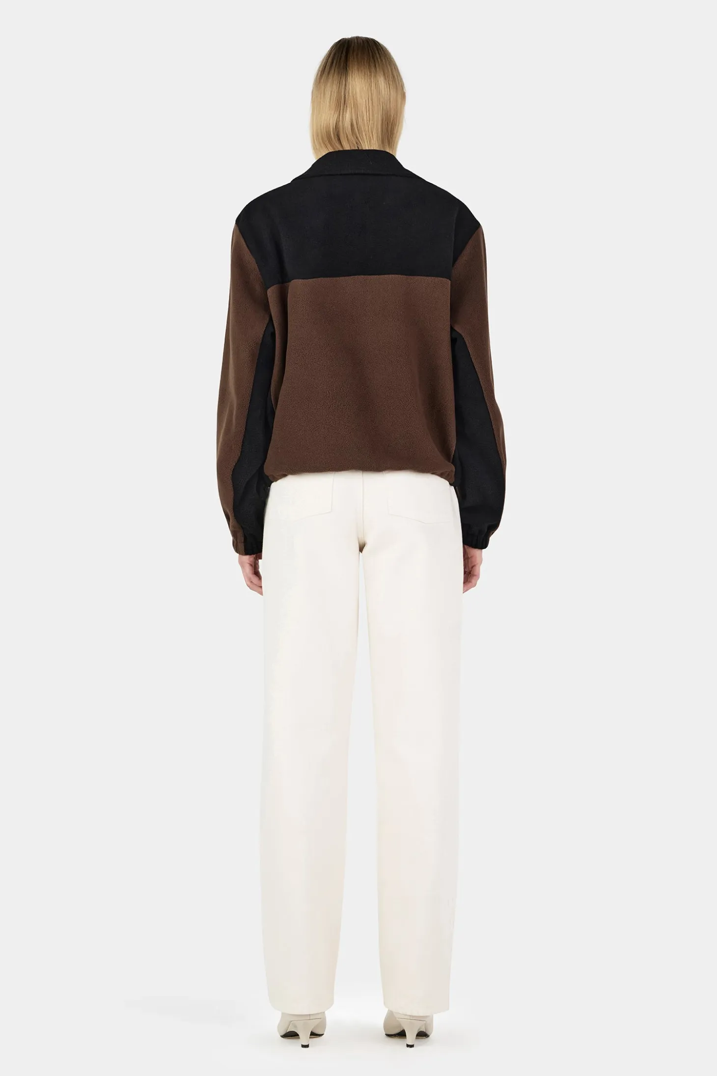 Wyn Fleece Jumper Espresso Night