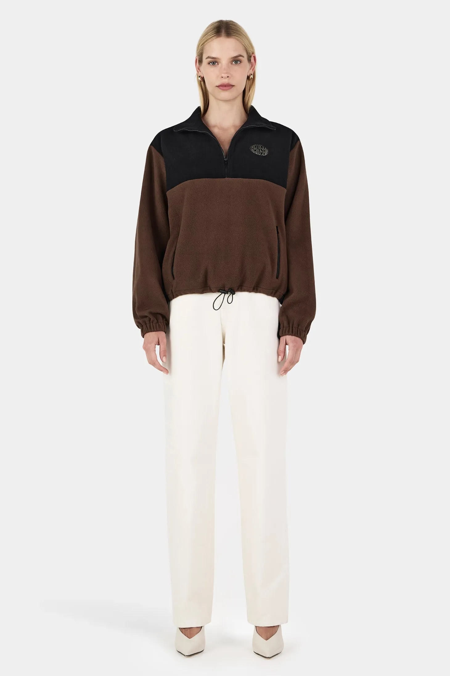 Wyn Fleece Jumper Espresso Night