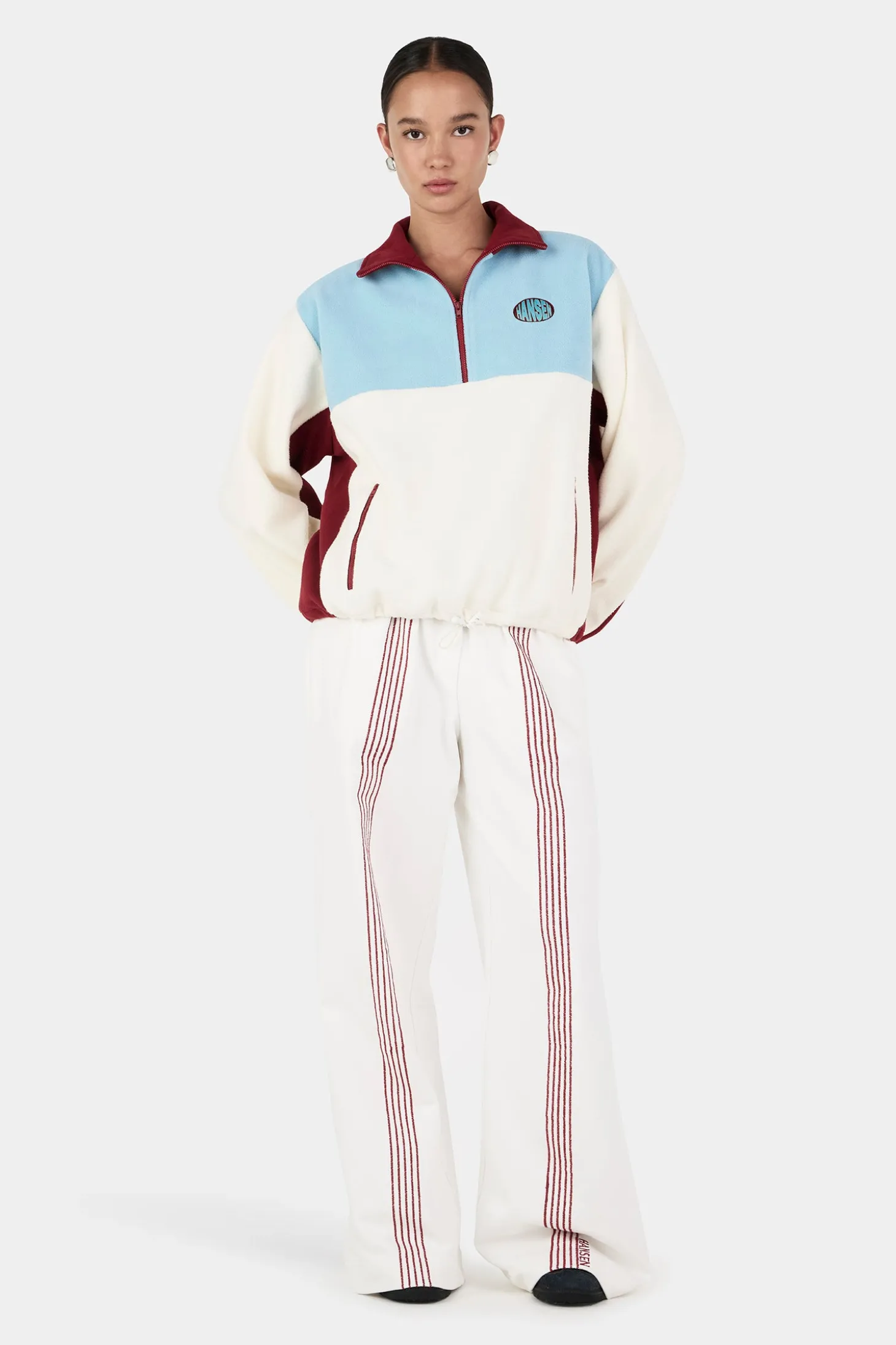 Wyn Fleece Jumper Ivory Reef