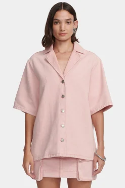 Xander Denim Shirt Blush