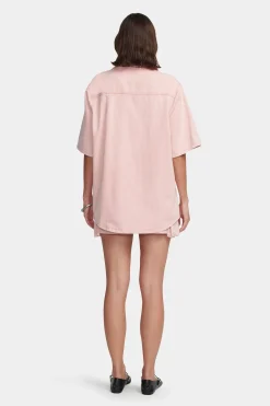Xander Denim Shirt Blush