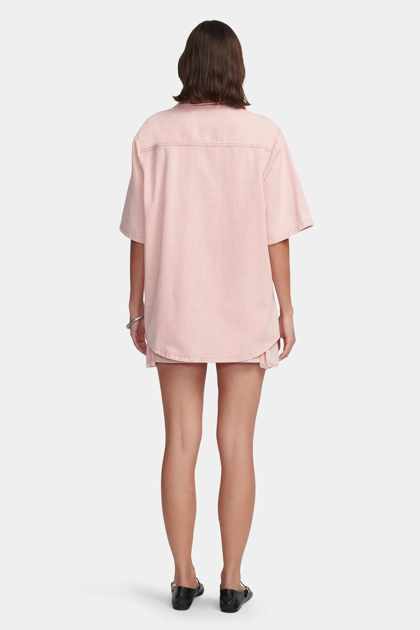 Xander Denim Shirt Blush
