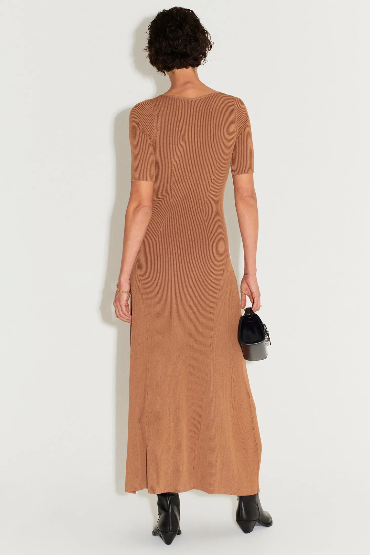 Zaina Knit Dress Cocoa Butter