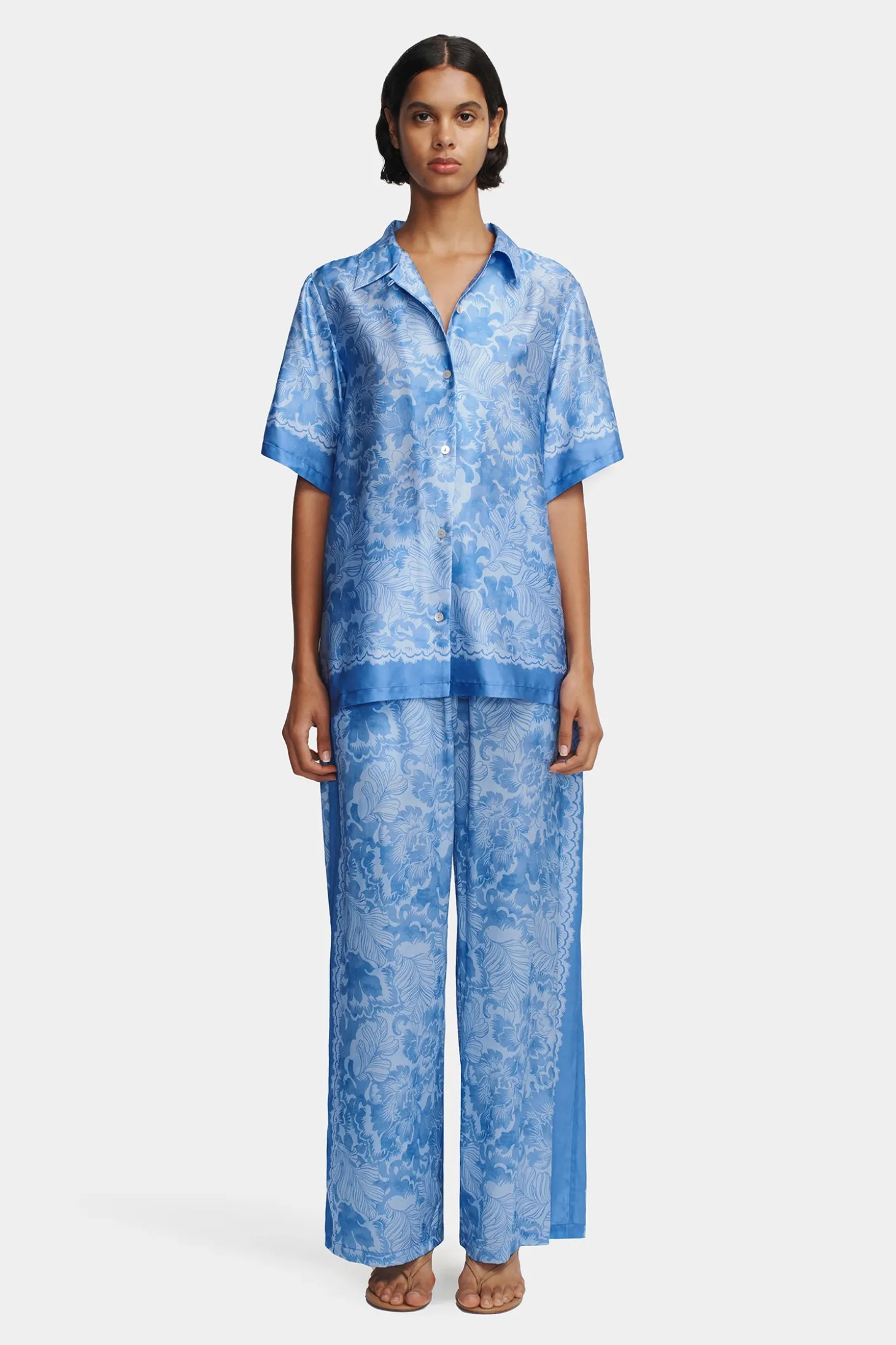 Zinnia Shirt Blue Crush